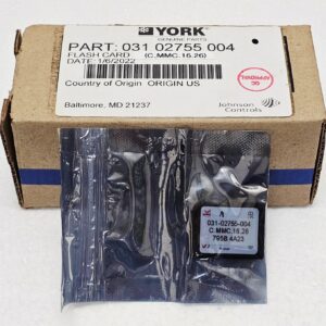 YORK 031-02755-004 FLASH MEMORY CARD CHILLER FIRMWARE C.MMC.16.26 (NEW OPEN BOX)