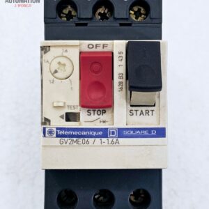 TELEMECANIQUE SCHNEIDER GV2ME06 MOTOR CIRCUIT BREAKER 1-1.6A