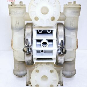 WILDEN PUMP 2 , PLASTIC AIR Operated 1" Double DIAPHRAM PUMP TEFLON FITTING