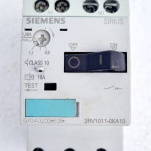SIEMENS SIRIUS 3RV1011-0KA10 CIRCUIT BREAKER 20A