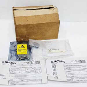 Simplex 4010-9818 PART NO: 0742100 Wired Network Media Card w/Tyco 0740836