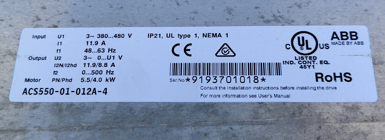 ABB-ACS550-01-012A-4-Frequency-Converter-DRIVE-4-kW-ACS55001012A4-New-Open-Box-186309606536-8