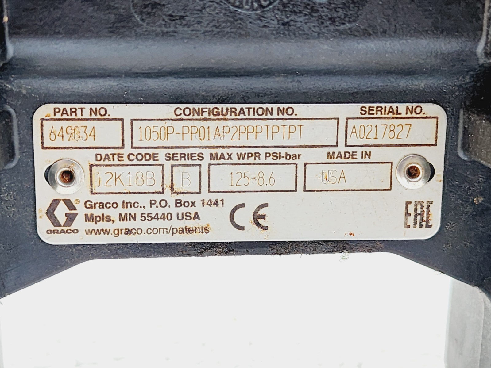 Graco-649034-277804-Husky-1050-Plastic-Air-Operated-Double-Diaphragm-Pump-Part-186174906779-4